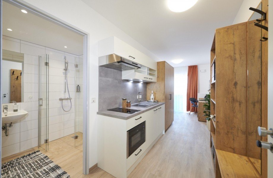 K�chenzeile und Badezimmer Wohnung Deggendorf