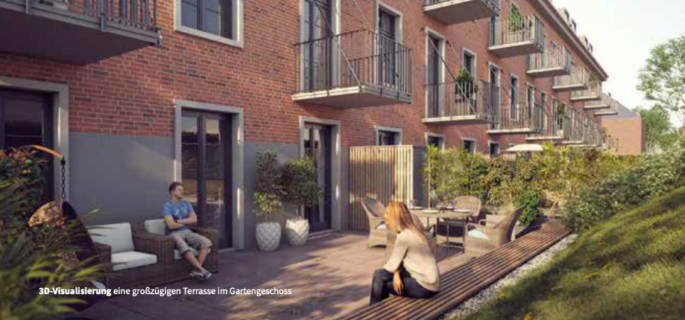 Visualisierung Nahansicht Wohnung Potsdam