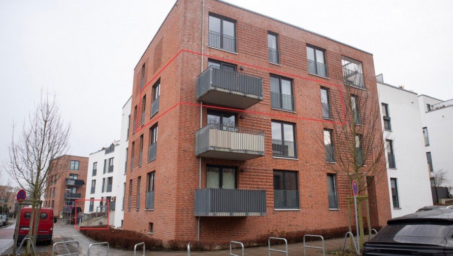 Au�enansicht Etagenwohnung Hamburg