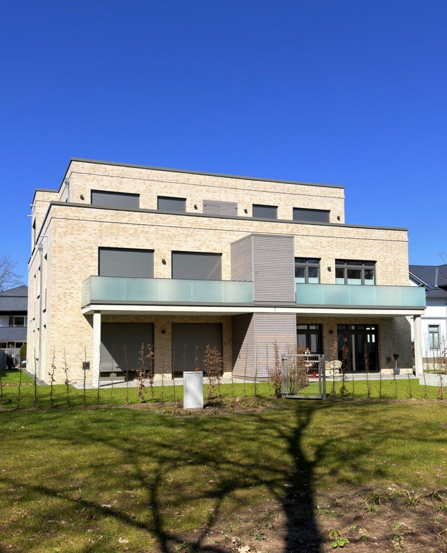 R�ckansicht Penthousewohnung Hamburg