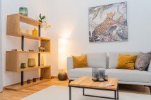 Muster Wohnzimmer Ab 213.700 investieren - mit gesichertem Mietertrag und KfW-F�rderung bis 150.000