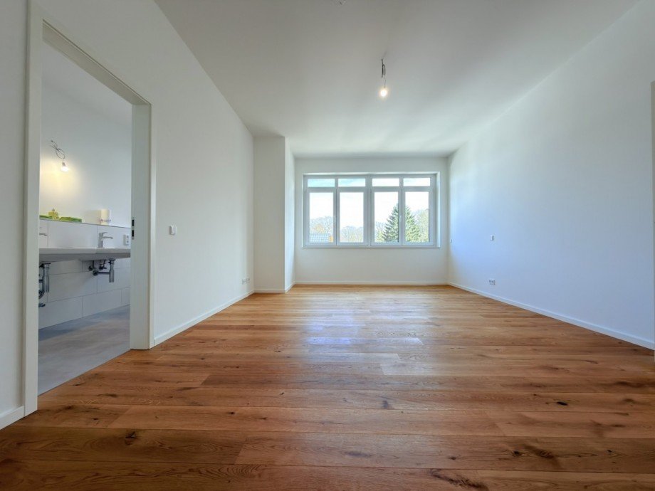 Schlafzimmer mit Bad en Suite Penthousewohnung Hamburg