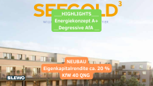 Seegold Solides Immobilieninvestment mit Zukunft: Neubauwohnungen mit KfW-40-Standard & hoher Vermietbarkeit